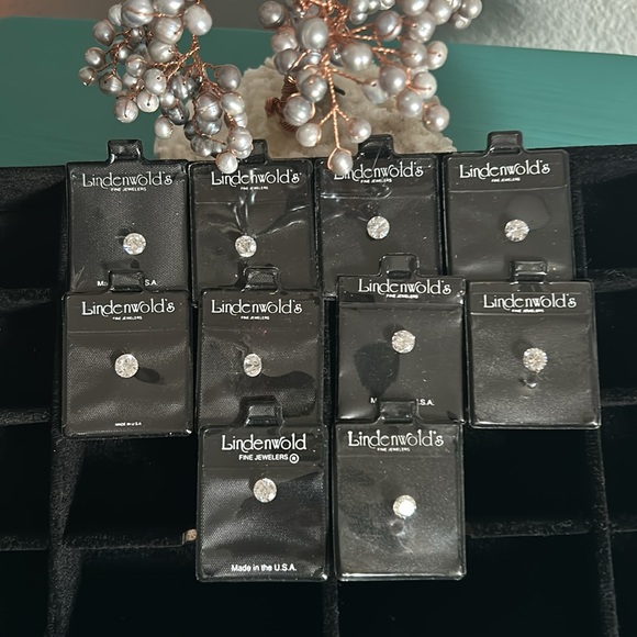 New Lindenwold Fine Jewelers Lot of 10 Brilliant Faceted 1 Ct Cubic Zirconia - Picture 5 of 6